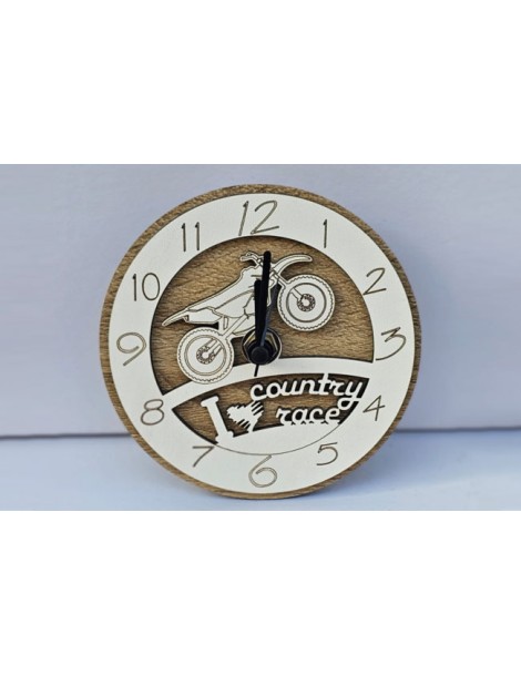 Bomboniera orologio motocross, bomboniera solidale per battesimo e comunione