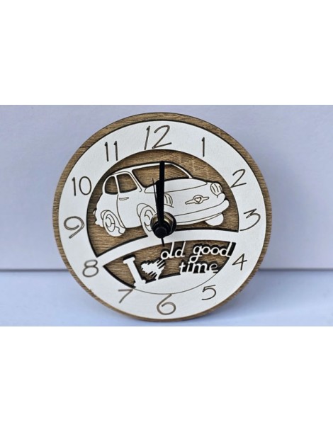 Bomboniera orologio fiat F00, bomboniera solidale per battesimo e comunione