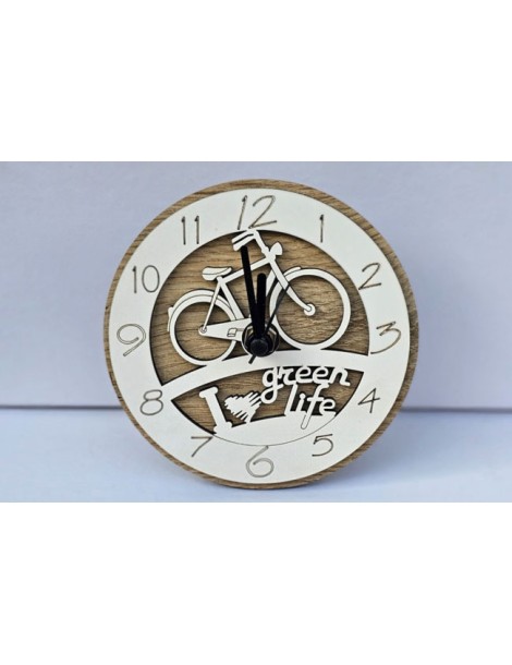 Bomboniera orologio bicicletta, bomboniera solidale per battesimo e comunione