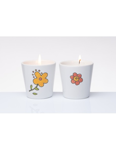 Candela profumata Mr Bee, bomboniera solidale dolce e originale