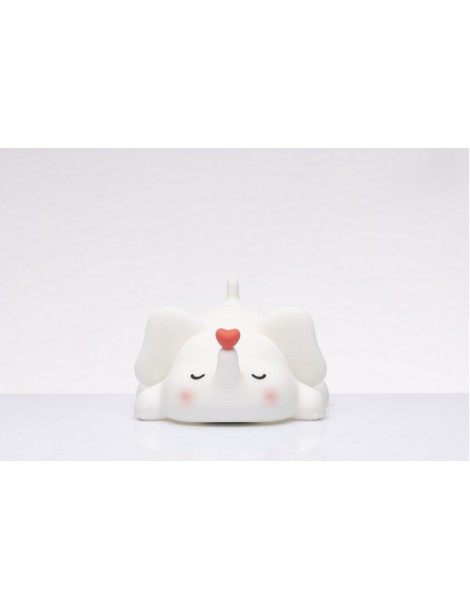 Bomboniera bianca elefantino, in silicone