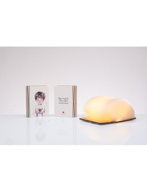 Bomboniera comunione bambino: libro luminoso