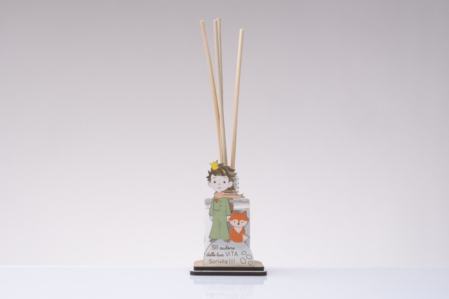 Bomboniera Piccolo Principe | Porta Profumo Legno Solidale