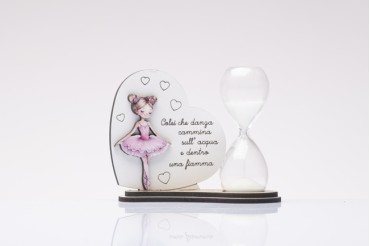 Clessidra Ballerina | Bomboniera Comunione Cresima Bambina